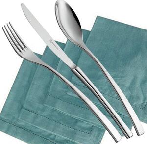 Servizio Posate ONDA 24 pezzi acciaio inox 1810 lucido spessore 4.0 mm in astuccio regalo EME