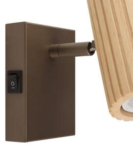 Brilliant - Faretto da parete LAKEWOOD 1xGU10/10W/230V marrone