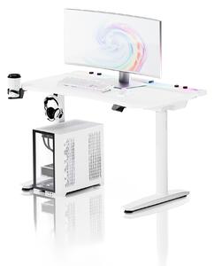 Scrivania gaming elettrica bianca Diablo X-Forge 1200