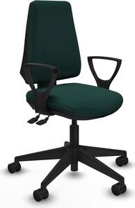 Sedia da ufficio Elche AS, modello Piqueras y Crespo, codice BFN066N, colore verde