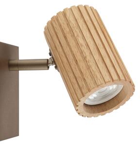 Brilliant - Faretto da parete LAKEWOOD 1xGU10/10W/230V marrone
