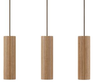 Brilliant - Lampadario a sospensione con cavo LAKEWOOD 3xGU10/10W/230V marrone