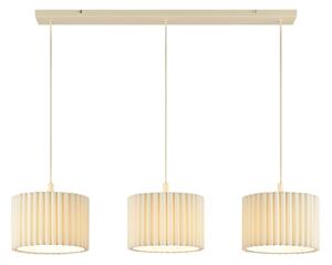 Brilliant - Lampadario a sospensione con cavo VELIN 3xE27/20W/230V colore crema