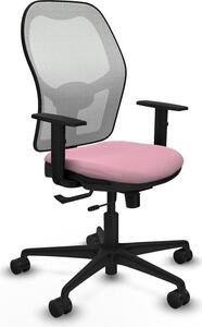 Sedia da ufficio Jorquera Piqueras y Crespo, modello 1D036N0, colore rosa