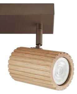 Brilliant - Faretto LAKEWOOD 2x GU10/10W/230V marrone