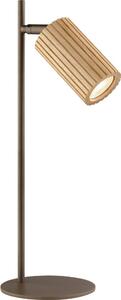 Brilliant - Lampada da tavolo LAKEWOOD 1xGU10/10W/230V marrone