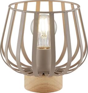 Brilliant - Lampada da tavolo NORDIC CAGE 1xE27/20W/230V beige