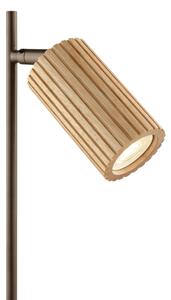 Brilliant - Lampada da tavolo LAKEWOOD 1xGU10/10W/230V marrone