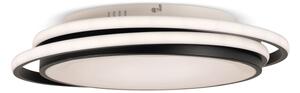 Brilagi - Plafoniera LED dimmerabile FLARE LED/84W/230V 47x51 cm nera + telecomando