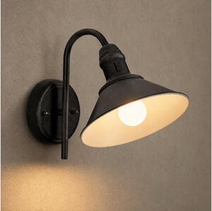 Brilagi - Lampada da parete FORGE 1xE27/60W/230V nera