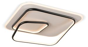 Brilagi - plafoniera dimmerabile LED FLARE LED/81W/230V 50x50 cm bianco/nero + telecomando
