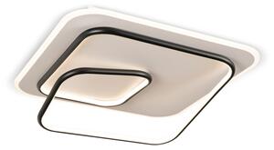 Brilagi - plafoniera dimmerabile LED FLARE LED/81W/230V 50x50 cm bianco/nero + telecomando