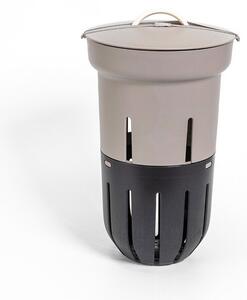 Compostiera grigio tortora – Plastia