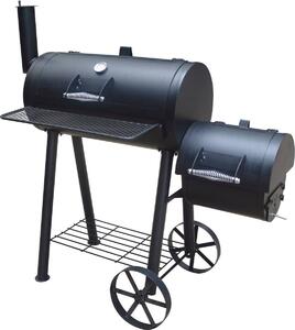 EL FUEGO Smoker Barbecue a carbonella EDMONTON Carrello barbecue affumicatore con ruote NUOVO