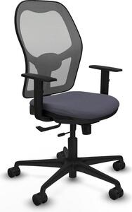 Sedia da ufficio Jorquera Piqueras y Crespo, modello 1D036N0, colore grigio scuro