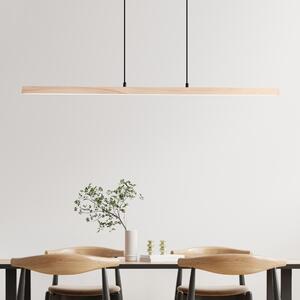 Lampada a sospensione LED in legno, altezza 150 cm, larghezza 103 cm, 2400 lm, 3000K