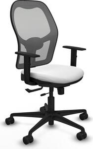 Sedia da ufficio Jorquera Piqueras y Crespo, modello 1D036N0, colore bianco