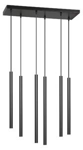 Lampadario Emibig 6xG9 20W SELTER 6 NERO 552/6