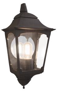 Applique da esterno Chapel nera 1xE27x60W in alluminio, dimensioni: 41x22x14 cm, IP44, Elstead