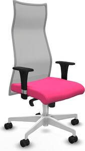 Sedia da ufficio Albacete XL, marca Piqueras y Crespo, modello B1C026N, colore rosa