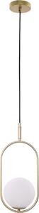 Candellux Lampadario a sospensione in ottone Cordel per lampadina G9 31-73457