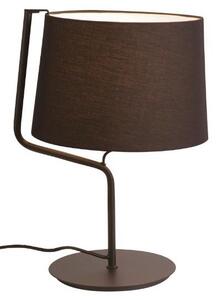Lampada da tavolo con paralume CHICAGO nera 1xE27x20W in tessuto, dimensioni: 46x32x30 cm, IP20, Maxlight