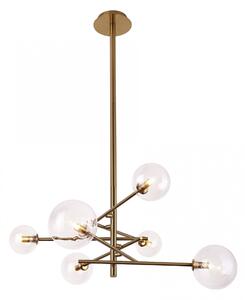 Lampada a sospensione LOLLIPOP in ottone 6xG9x40W metallo, dimensioni: 115x70x60 cm, IP20, Maxlight
