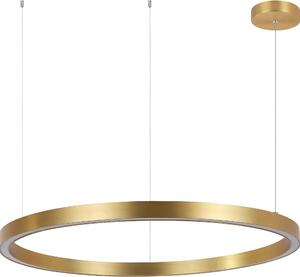 Lampadario a LED Midway dorato 40 W, bianco caldo 4600 lm, metallo, dimensioni: 126 x 80,8 x 80,8 cm, IP20, Light Prestige
