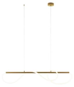 Lampada a sospensione LED a nastro LAGUNA oro-bianca 30 W luce calda 1329 lm metallo dim.: 150x135x20 cm IP20 Maxlight