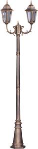Lampada da esterno alta LOZANA K-7006A2/2 Kaja nero, oro