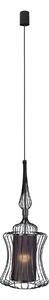 Lampadario ABI nero 1xE27x40W in metallo, dimensioni: 180x25x25 cm, IP20, Nowodvorski Lighting