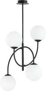 Lampada a sospensione a candelabro ARCHI 4B BL OPAL Emibig 1288/4B