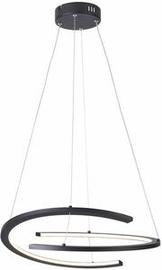Lampada a sospensione LED Ancor nera 30W, tonalità di bianco, 2400 lm, metallo, dimensioni: 120x50x50 cm, IP20, Reality