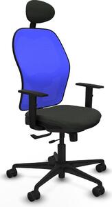 Sedia da ufficio con poggiatesta Jorquera Piqueras y Crespo 1D036N1 Nero