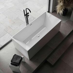 Vasca da bagno freestanding NADI - Acrilico - Bianco, lucido - 170 x 75 x 60 cm