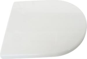Sedile WC Ramm per Villeroy & Boch Omnia Architectura, in resina termoplastica, con coperchio dotato di chiusura ammortizzata Soft Close, per vasche WC da 48 cm