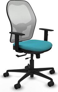 Sedia da ufficio Jorquera Piqueras y Crespo, modello 1D036N0, colore turchese