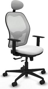 Sedia da ufficio con poggiatesta Jorquera Piqueras y Crespo 1D036N1 Bianco
