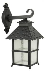 Applique da esterno CADIZ nera 1xE27x60W in alluminio, dimensioni: 41x18,5x23,5 cm, IP43, SU-MA