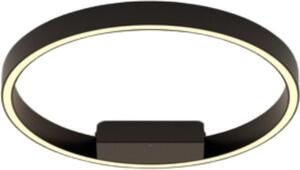 Plafoniera a LED Maytoni, nera, rotonda, 40 cm, a 2 luci, non dimmerabile, 25 W