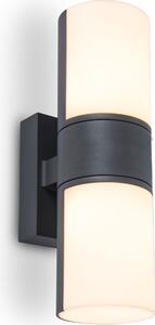 Applique da esterno a LED CYRA antracite-bianca 15W, bianco caldo 1000 lm, alluminio, dimensioni: 12x24,5x7,8 cm, IP54, Lutec