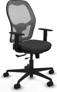 Sedia da ufficio Jorquera Piqueras y Crespo, modello 1D036N0, colore nero