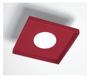 MULTIPOP APPLIQUE PLAFONIERA QUADRATA IN ALLUMINIO 7 COLORI LAMPADINA ATTACCO GX53 DESIGN MODERNO