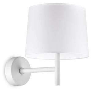 Appliques - Lampade Da Parete Set Metallo Bianco 1 Luce E27