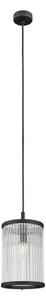 Lampada a sospensione Art Deco nera SERGIO 1xE14 di Zuma Line P0528-01F-P7AC