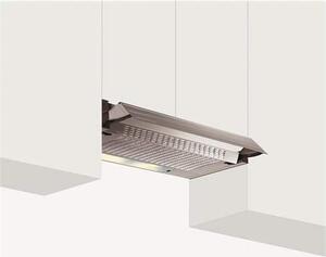 Glem Gas Cappa Cucina Filtrante da Incasso Sottopensile Larghezza 90 cm colore Acciaio Inox - GHE901SI