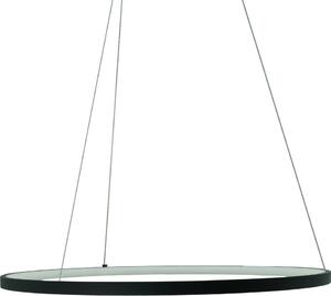 Lampada a sospensione LED ad anello nera 36W Peoria IdeaLed