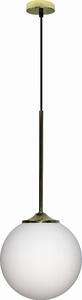 Lampada a sospensione GLASGOW oro-bianca 1xE27x40W in vetro, dimensioni: 90x20x20 cm, IP20, Candellux