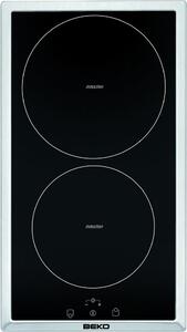 Beko HDMI 32400 DTX Piano Cottura Induzione 2 Fuochi 30 cm colore Nero