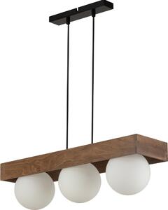 Lampada a sospensione decorativa scandinava Boho con tripla sfera bianca Bloom 3xG9 12W Sigma Lighting